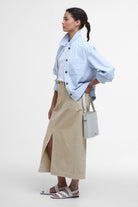 Barbour June Overshirt - Chambray Stripe