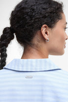 Barbour June Overshirt - Chambray Stripe