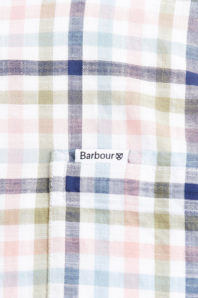 Barbour Kinson Short Sleeve Tailored Shirt - Classic Pink