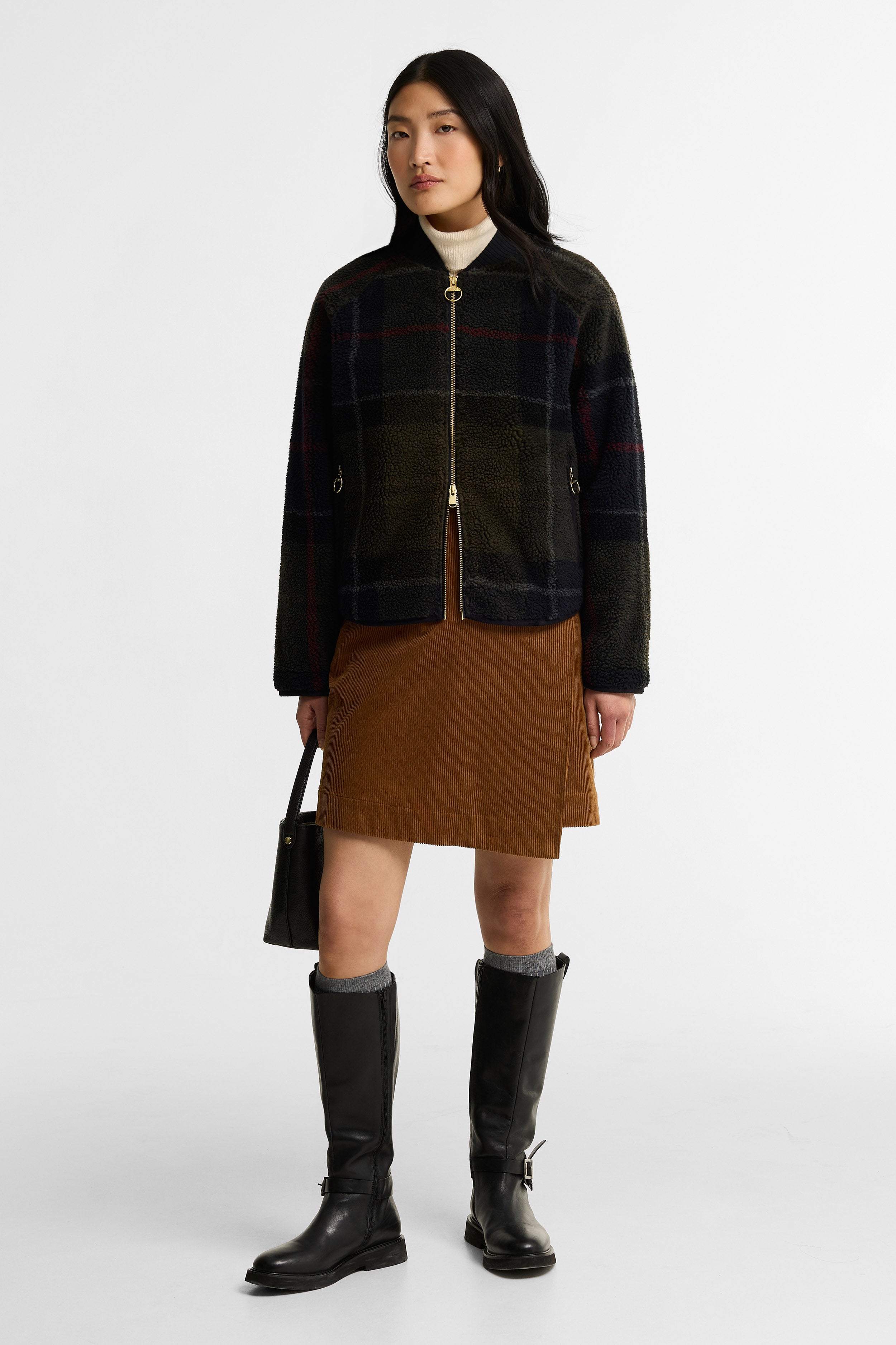 Barbour Kirklees Fleece - Shadow Classic Tartan