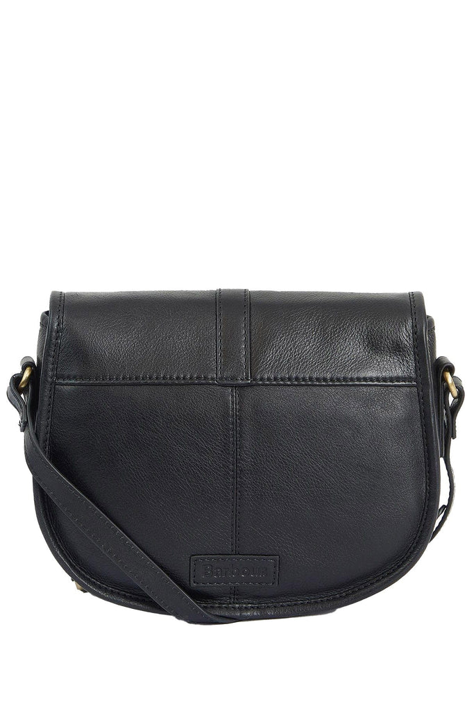 Barbour Laire Medium Leather Saddle Bag - Black LBA0388_BK11_OS