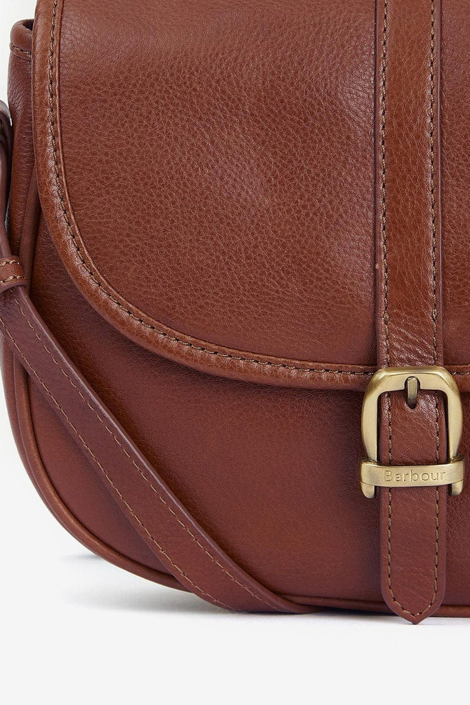 Barbour Laire Medium Leather Saddle Bag - Brown LBA0388_BR11_OS