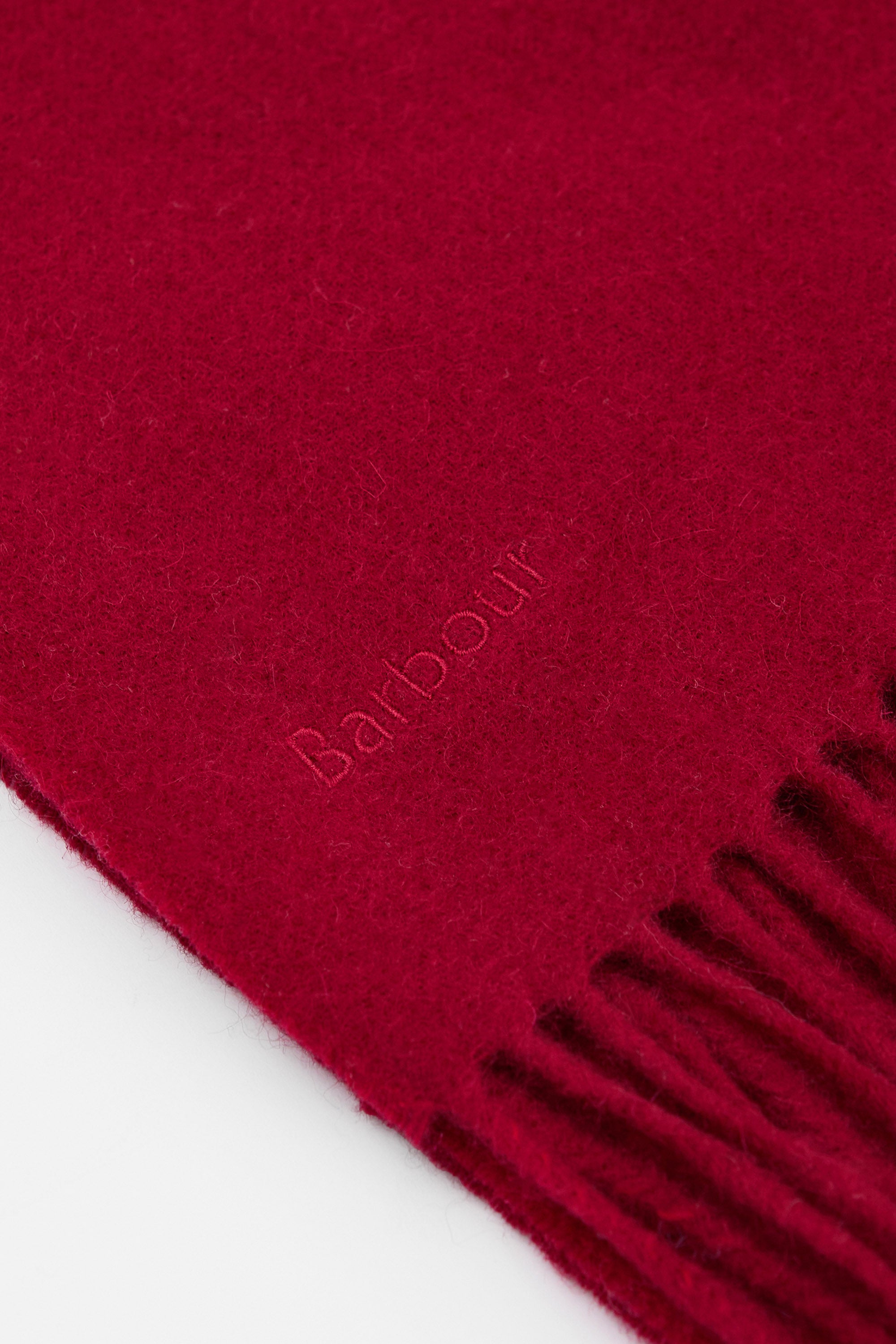 Barbour Lambswool Scarf - Wine LSC0133_RE92_OS