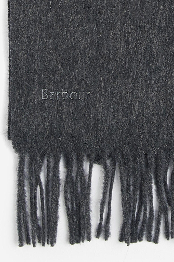 Barbour Lambswool Woven Scarf - Charcoal Grey LSC0133_GY91_OS