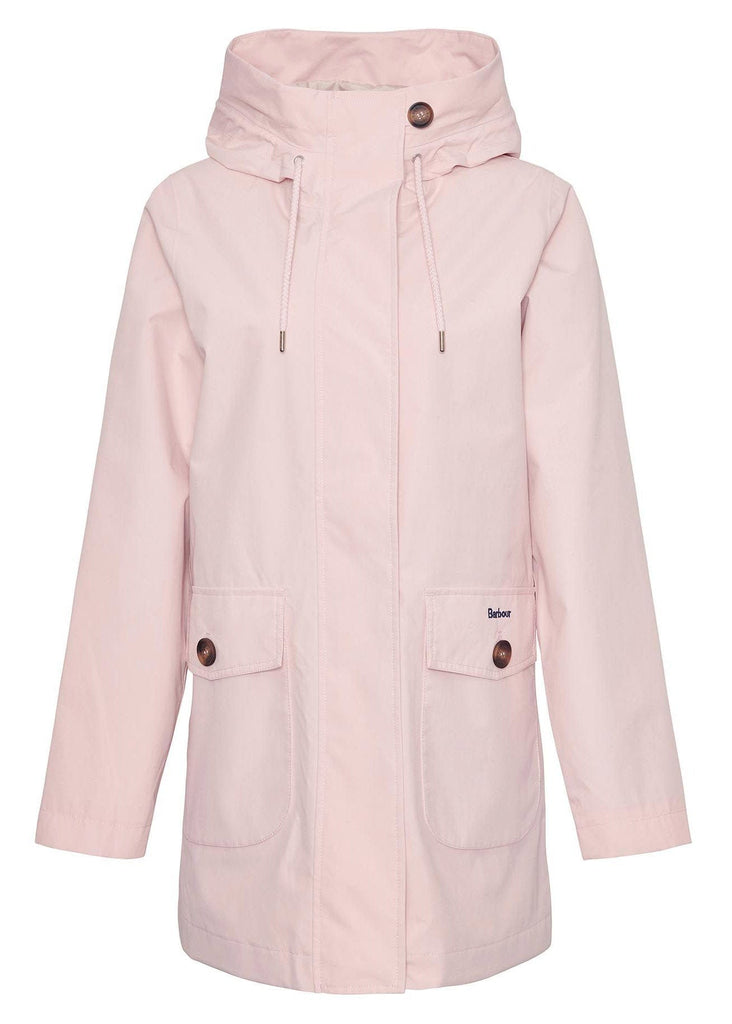 Barbour Lansdowne Waterproof Jacket - Shell Pink