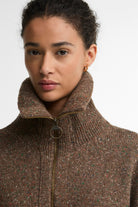 Barbour Lavensdale Half Zip Jumper - Deep Camel
