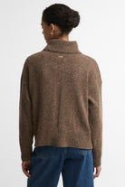 Barbour Lavensdale Half Zip Jumper - Deep Camel