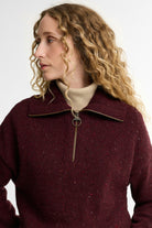Barbour Lavensdale Half Zip Jumper - Fig