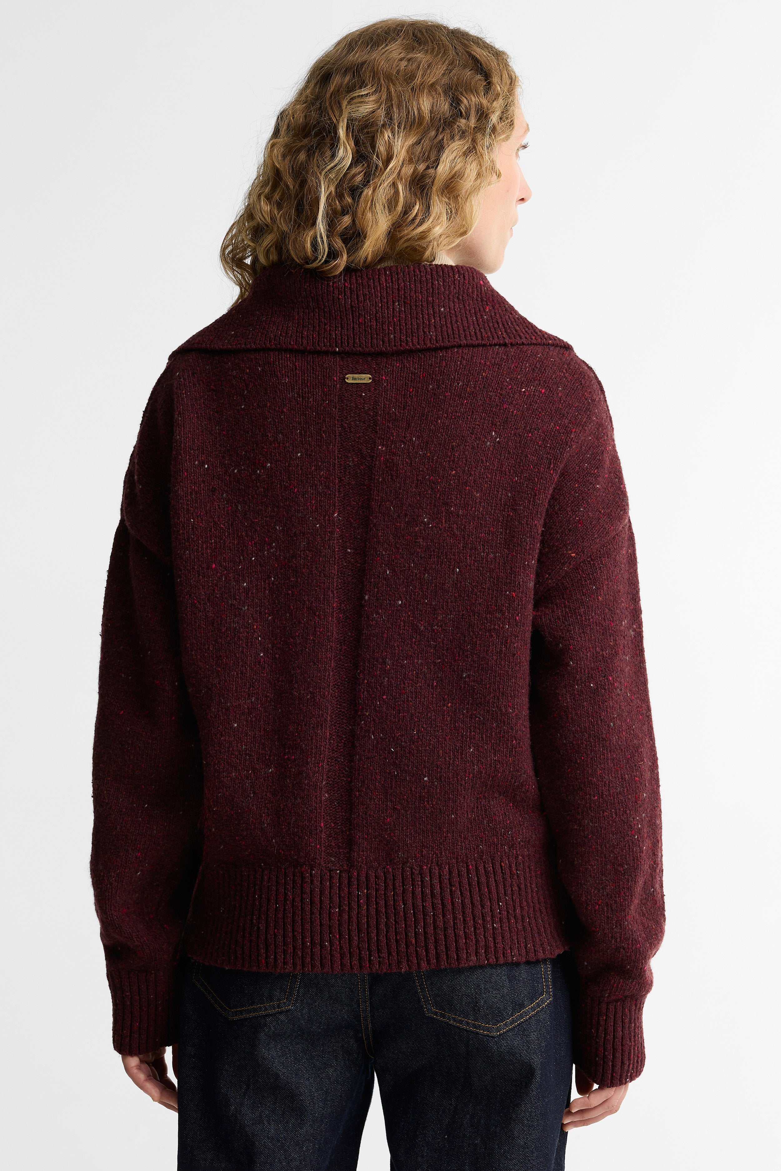Barbour Lavensdale Half Zip Jumper - Fig