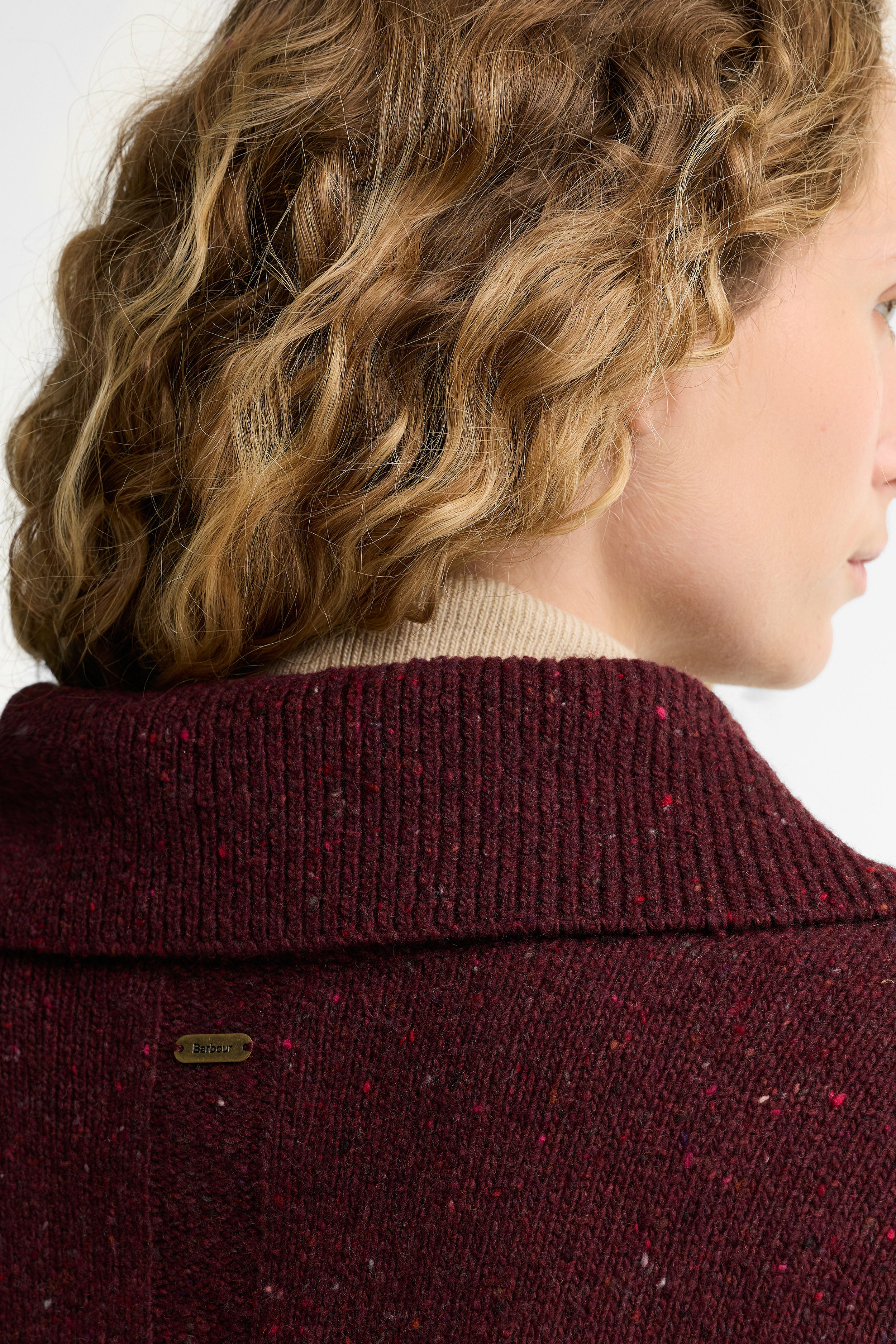 Barbour Lavensdale Half Zip Jumper - Fig