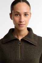 Barbour Lavensdale Half Zip Jumper - Olive