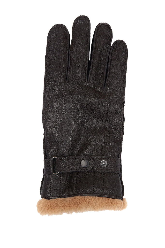 Barbour Leather Utility Gloves - Black
