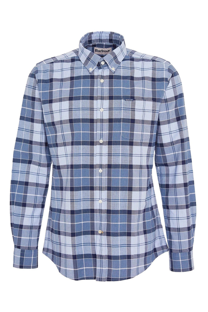 Barbour Lewis Tailored Shirt - Berwick Blue Tartan