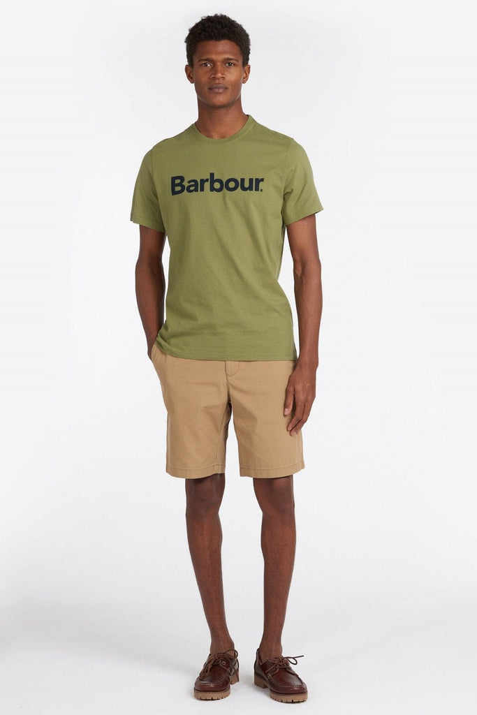 Barbour Logo T-Shirt - Burnt Olive