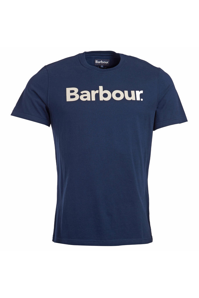 Barbour Logo Tee - New Navy