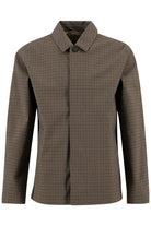 Barbour Lorden Short Showerproof Jacket - Stone/Navy Check