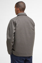 Barbour Lorden Short Showerproof Jacket - Stone/Navy Check