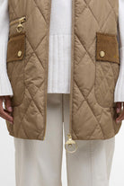 Barbour Lydia Gilet - Military Brown/Ancient Tartan