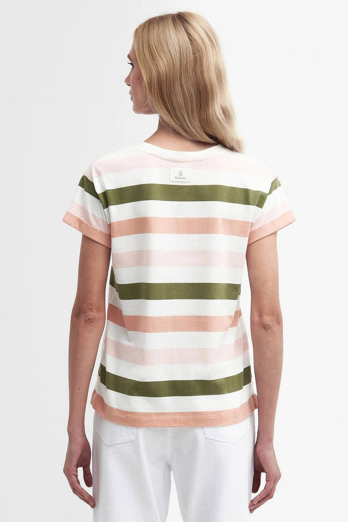 Barbour Lyndale T-Shirt - Soft Apricot Stripe
