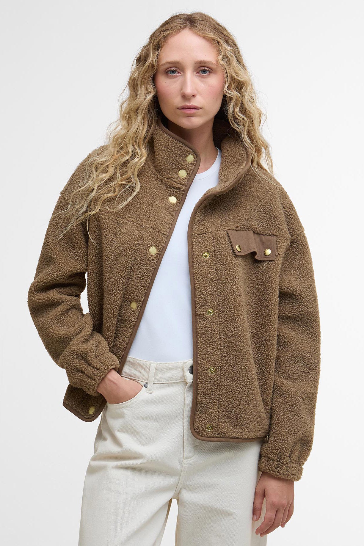 Barbour Mabel Fleece - Military Brown