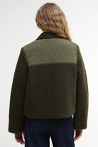 Barbour Malena Cropped Fleece - Olive/Light Moss