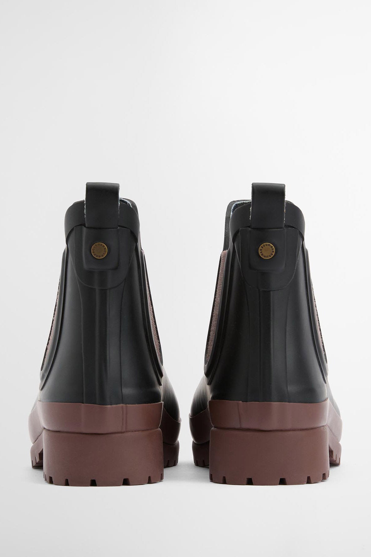 Barbour Mallow Chelsea Wellingtons - Black/Vicuna