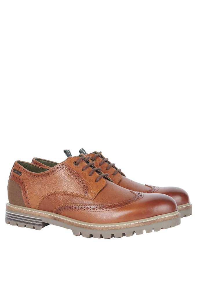 Barbour Marble Brogues - Almond
