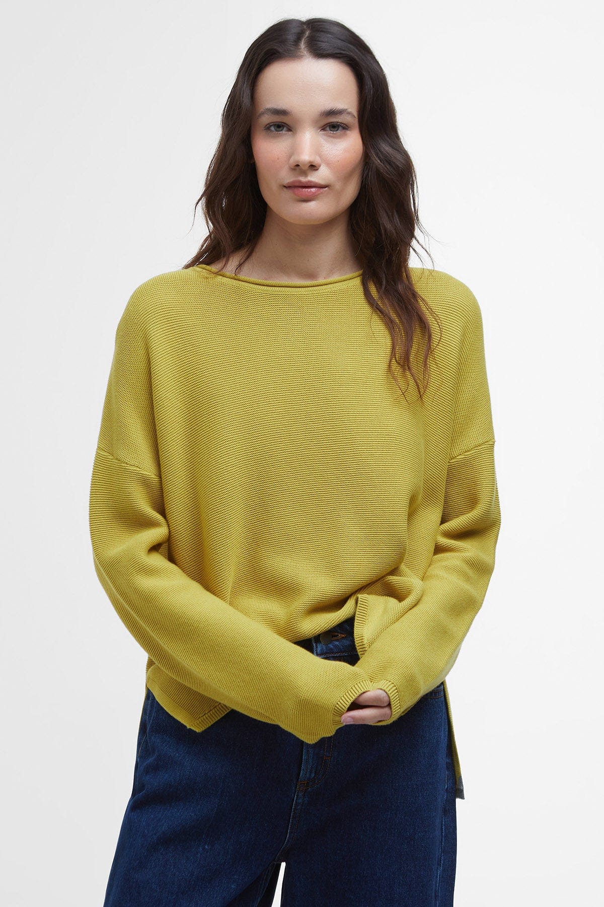 Barbour Marine Knit Jumper - Limeade