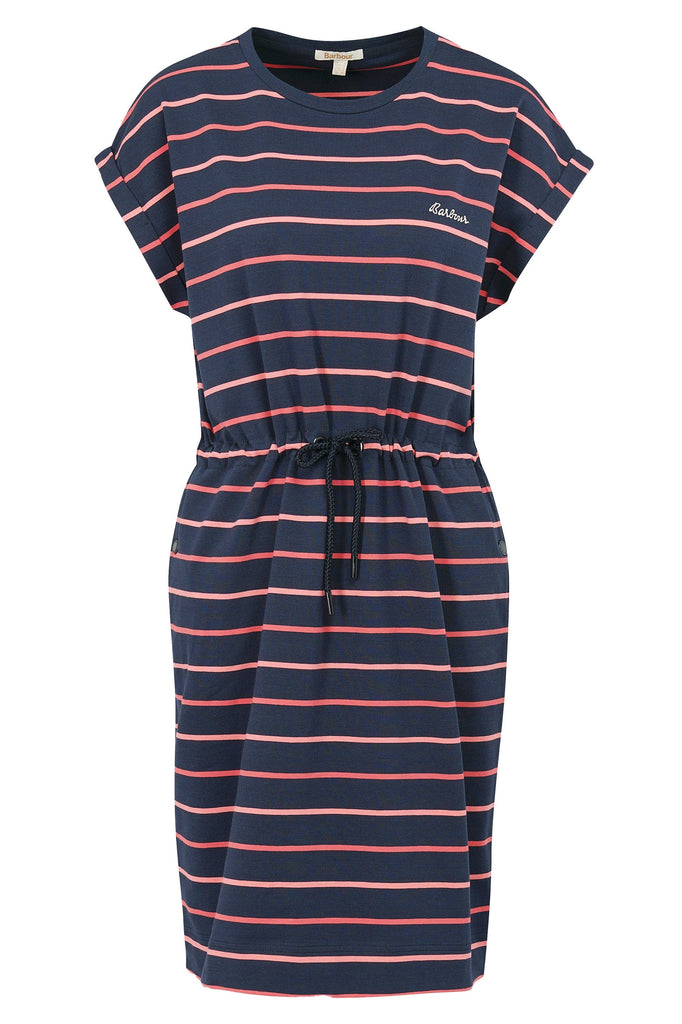 Barbour Marloes Stripe Dress - Navy Stripe