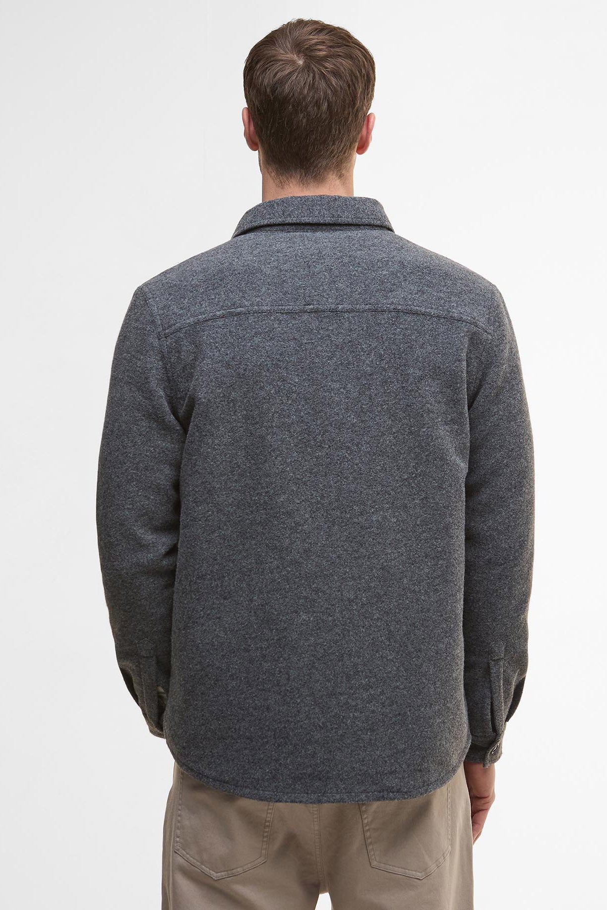 Barbour Marlow Tailored Overshirt - Dark Grey Marl