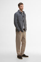 Barbour Marlow Tailored Overshirt - Dark Grey Marl