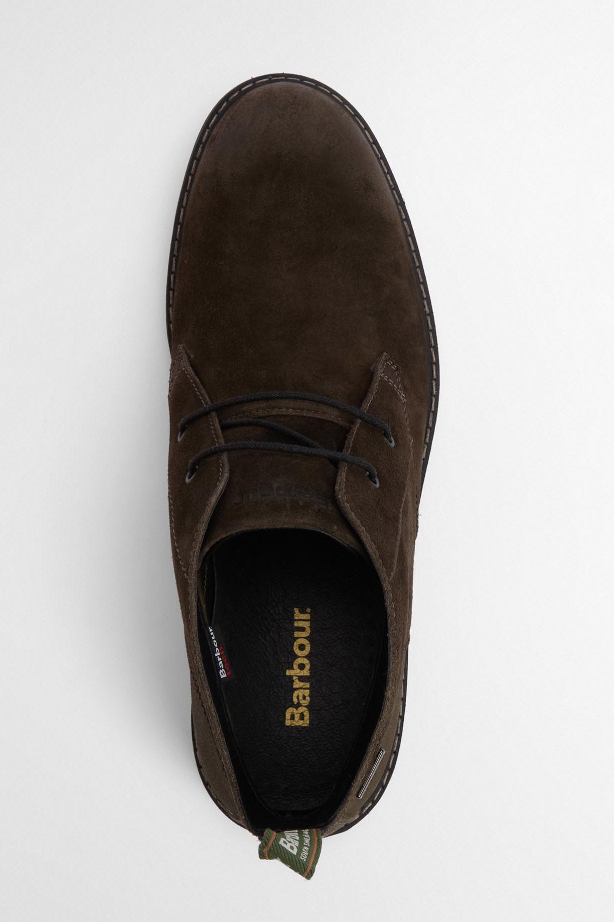Barbour Maxwell Chukka Boots - Oiled Brown Suede