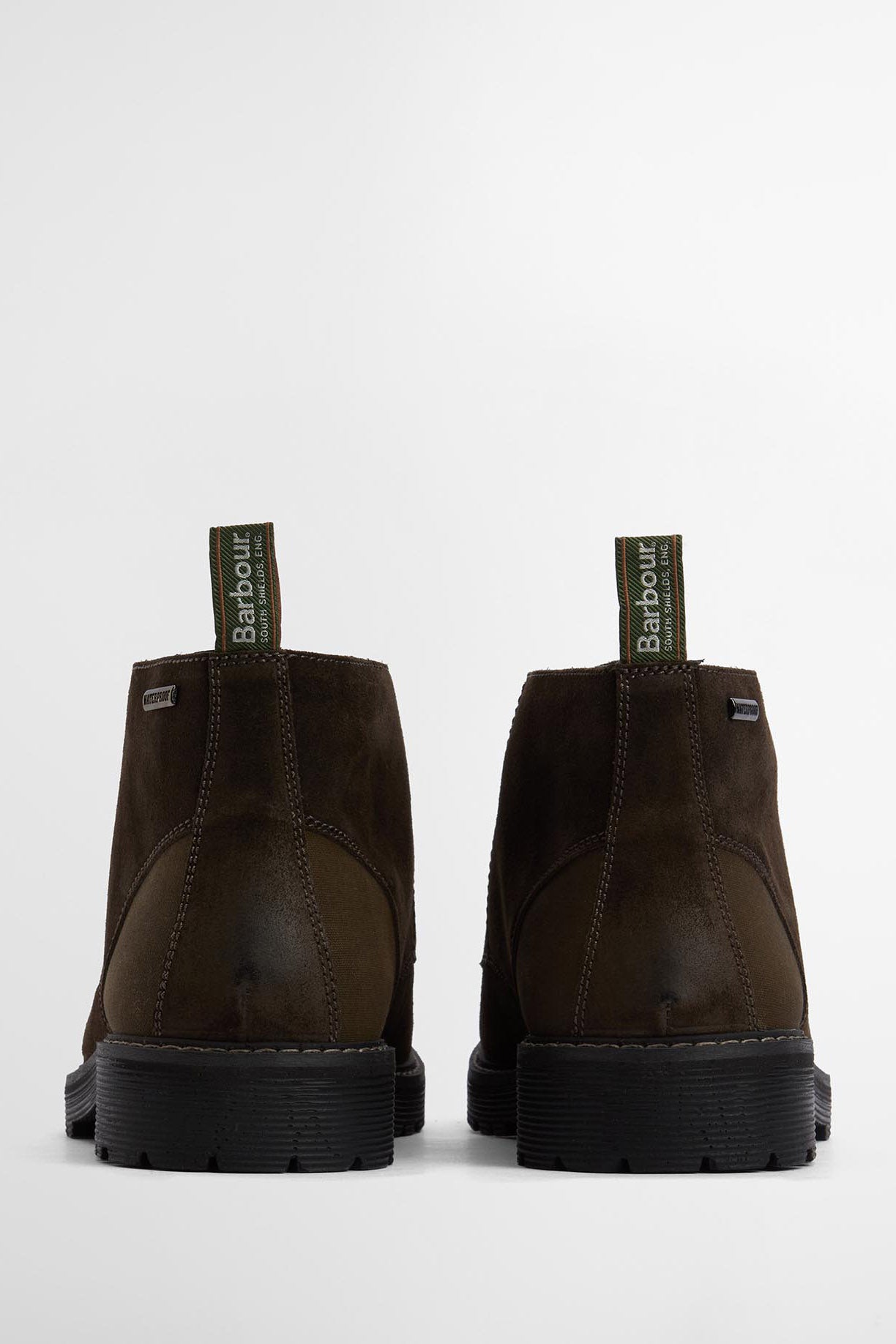 Barbour Maxwell Chukka Boots - Oiled Brown Suede