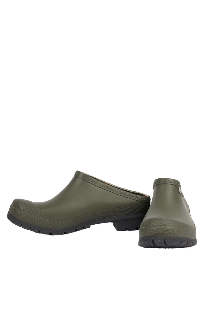 Barbour Mens Quinn Welly Clogs - Olive