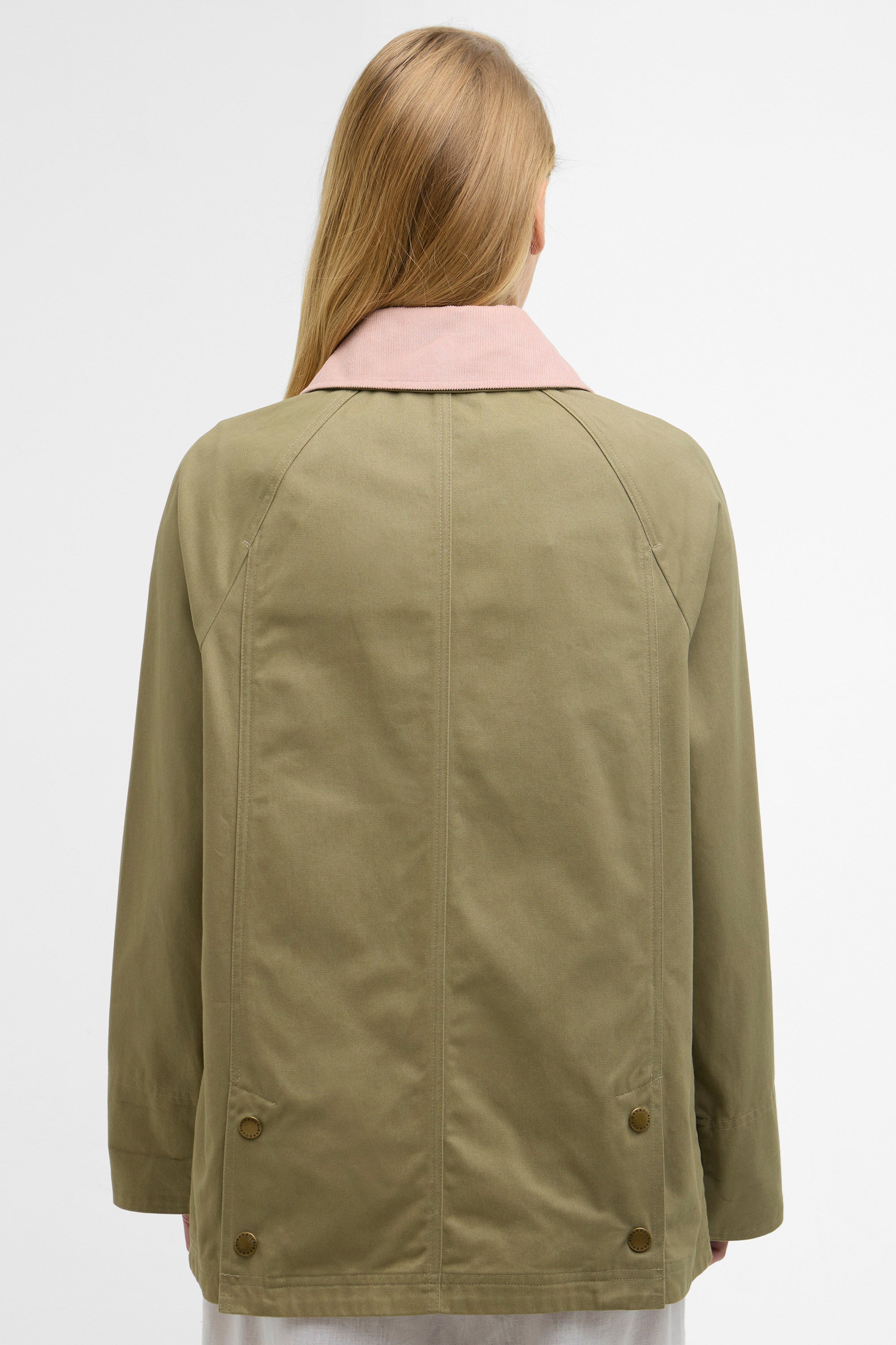 Barbour Modern Beadnell Jacket - Bleached Olive/Ancient/Gardenia