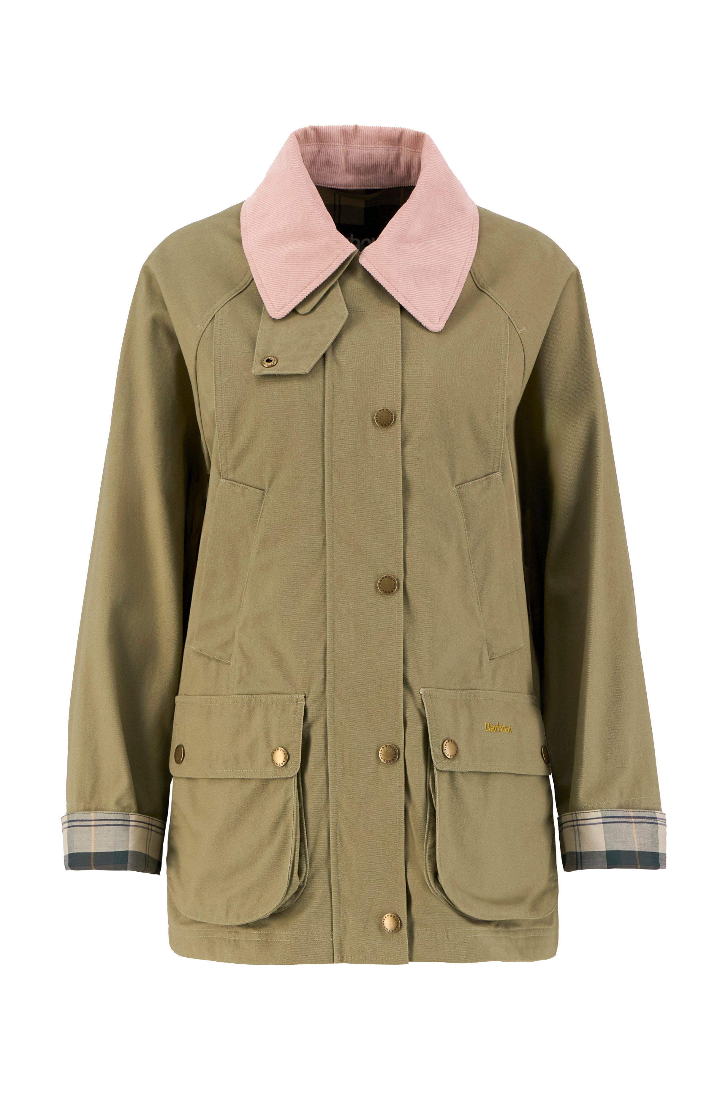 Barbour Modern Beadnell Jacket - Bleached Olive/Ancient/Gardenia