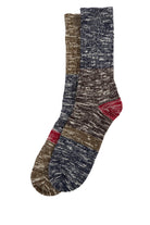 Barbour Monty 2 Pack Socks - Olive