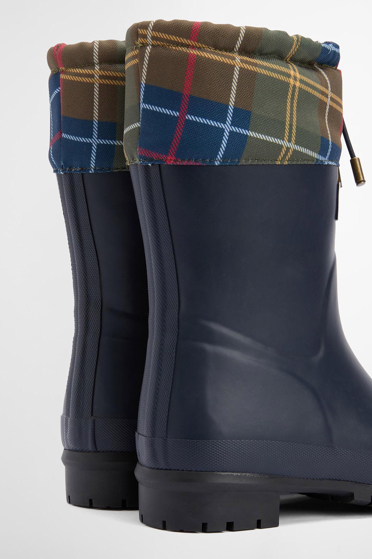 Barbour Mowbray Wellingtons - Navy/Classic Tartan