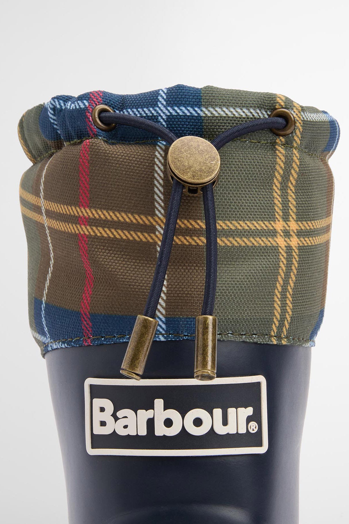 Barbour Mowbray Wellingtons - Navy/Classic Tartan