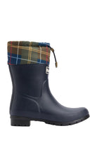 Barbour Mowbray Wellingtons - Navy/Classic Tartan