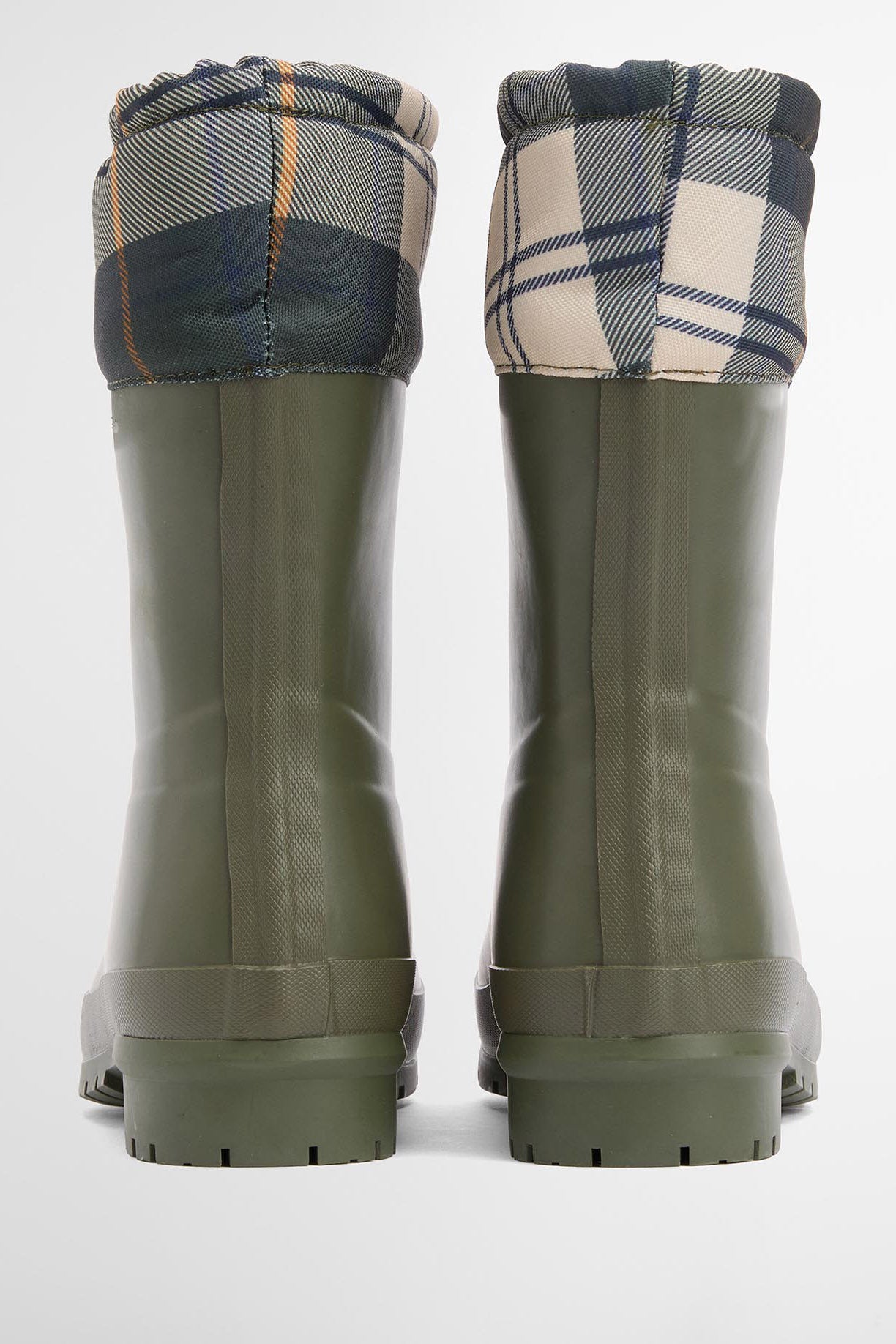 Barbour Mowbray Wellingtons - Olive/Ancient Tartan
