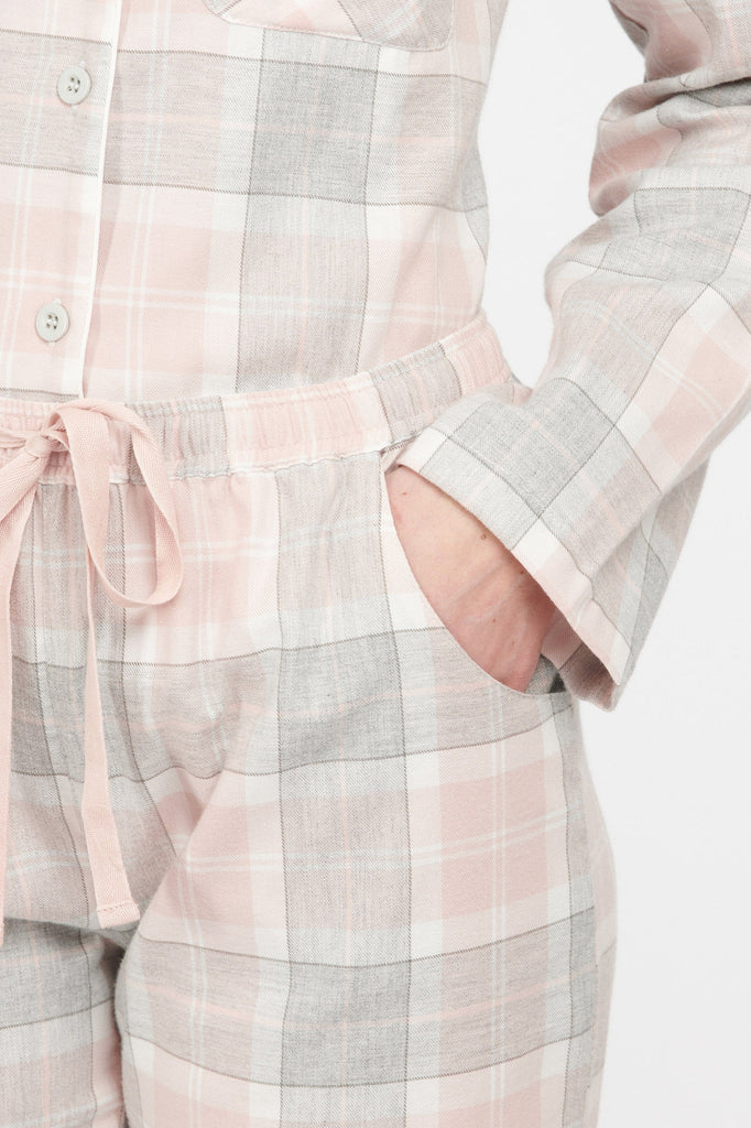 Barbour Nancy Pyjama Trousers - Pink Tartan