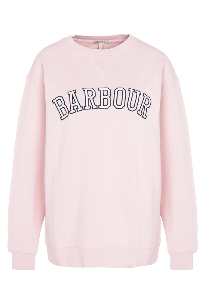 Barbour Northumberland Sweatshirt - Shell Pink