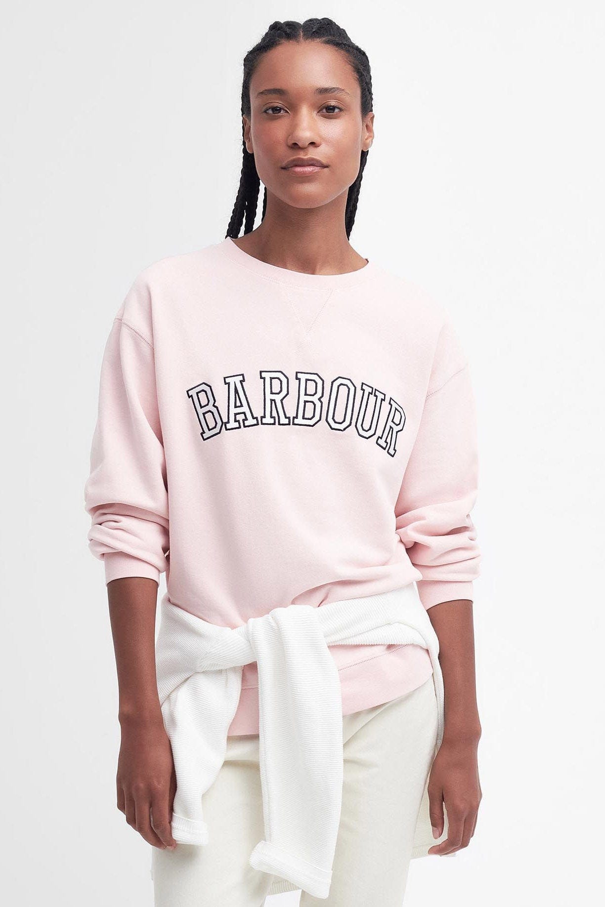 Barbour Northumberland Sweatshirt - Shell Pink