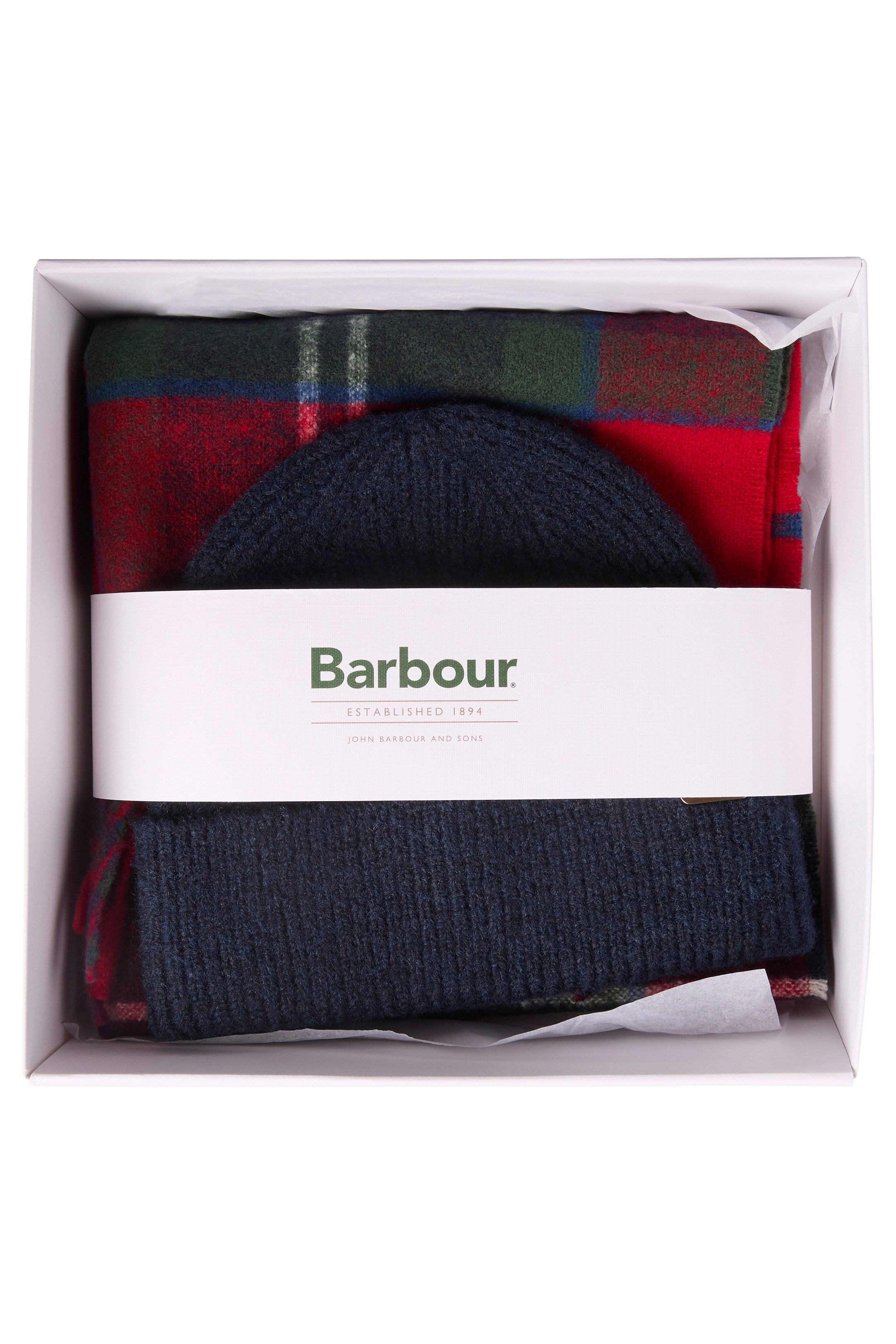 Barbour Olivia Beanie & Scarf Gift Set - Red Spruce LGS0107_RE51_OS