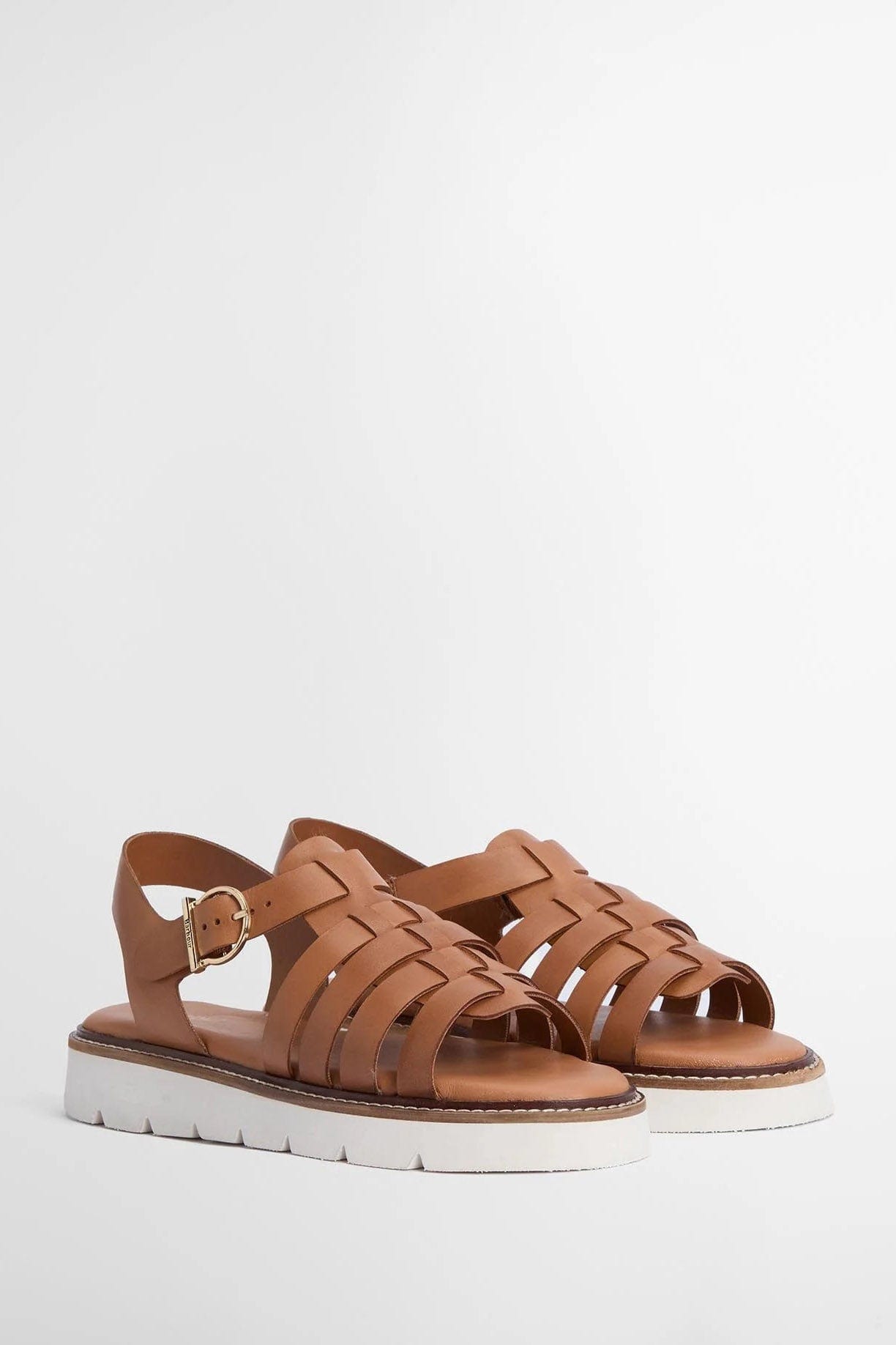 Barbour Otterburn Leather Sandals - Tan
