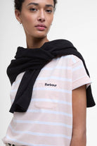 Barbour Otterburn Stipe T-Shirt - Primrose Pink