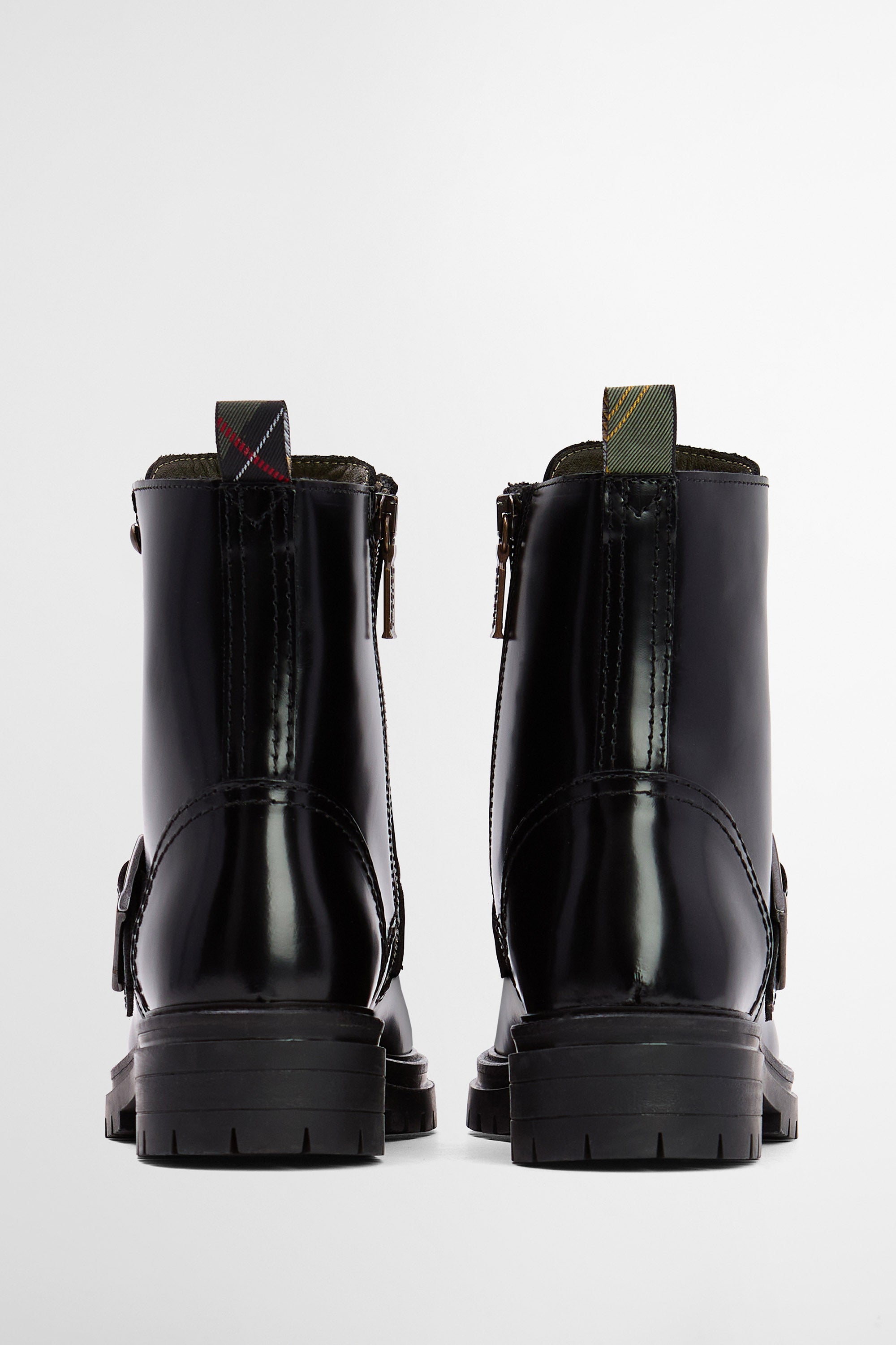Barbour Ouseburne Biker Boot - Black Glace