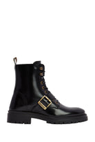 Barbour Ouseburne Biker Boot - Black Glace