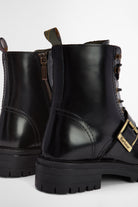 Barbour Ouseburne Biker Boot - Black Glace